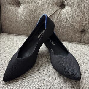 Rothy's Black and Blue Women's Flats